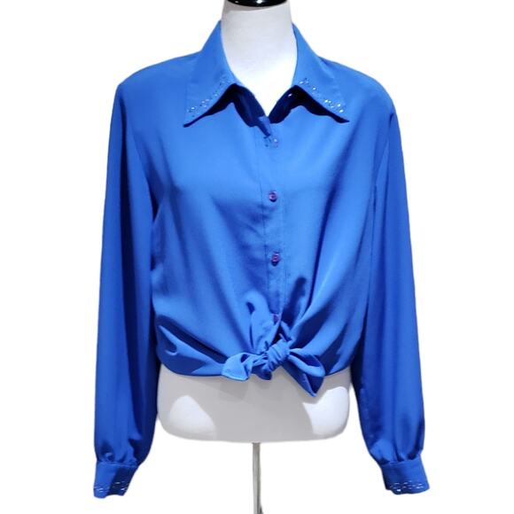 Vintage Top Rhinestone Embellished - Picture 7 of 7